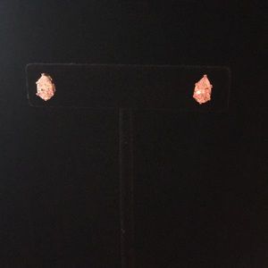 Costume glass teardrop earrings